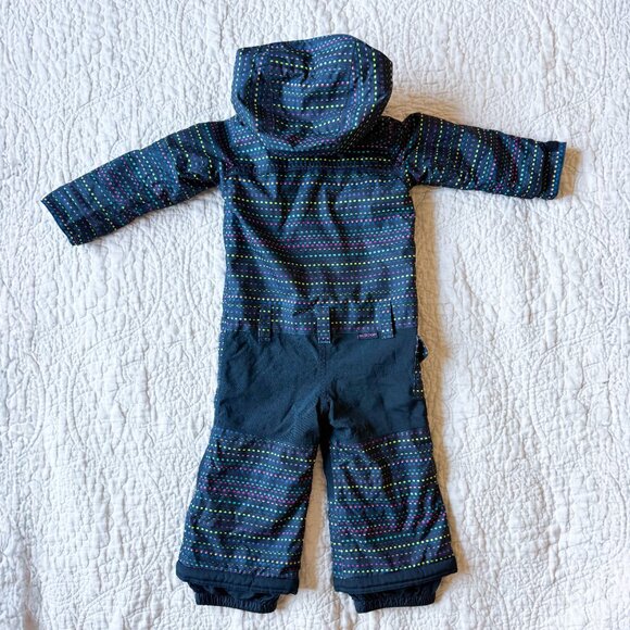 Burton Toddler Snowsuit - Multicolor Black with Purple Lining - Picture 5 of 5